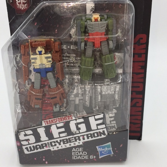 Transformers Siege War For Cybertron Trilogy Autobot Topshot & Flak Hasbro Mini - Picture 3 of 13